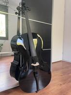 Violoncello met strijkstok en tas, Muziek en Instrumenten, Snaarinstrumenten | Gitaren | Akoestisch, Nieuw, Overige typen, Ophalen