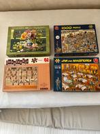 4x puzzels 1000 st . Oa: jumbo, jvh, Ophalen, 500 t/m 1500 stukjes, Gebruikt, Legpuzzel