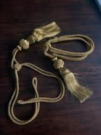 Goudkleurige Gordijn Embrasse, Minder dan 50 cm, Overige kleuren, Nieuw, Ophalen of Verzenden