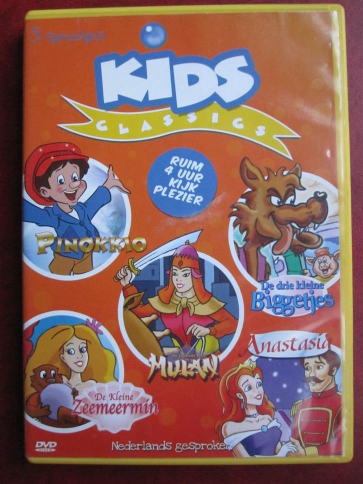 Kids classics, Cd's en Dvd's, Dvd's | Tekenfilms en Animatie, Zo goed als nieuw, Europees, Tekenfilm, Alle leeftijden, Ophalen of Verzenden