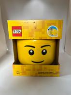 Lego Opbergdoos Hoofd - Happy Boy, Verzenden, Nieuw, Complete set, Lego