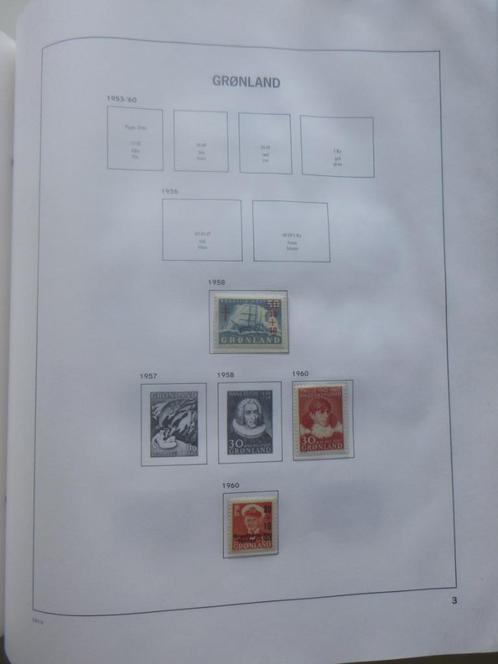 Davo album Danmark 1851-1991 met uitgebreid Groenland, Postzegels en Munten, Postzegels | Volle albums en Verzamelingen, Buitenland