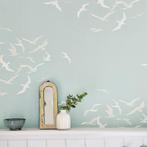 Sanderson behang Port Isaac/One Sicty/zeemeeuw, Huis en Inrichting, Stoffering | Behang, Verzenden, Minder dan 10 m²