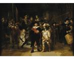 Schilderij canvas Nachtwacht 70x100 cm, Antiek en Kunst, Kunst | Schilderijen | Abstract, Ophalen of Verzenden