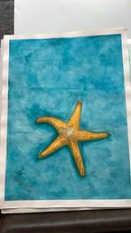 Aquarel “The lonely star” A3 29x40cm, Ophalen of Verzenden