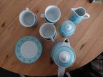 Blauw theeservies voor 6 personen, Huis en Inrichting, Keuken | Servies, Ophalen