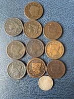 Zeer oude Amerikaanse centen, Postzegels en Munten, Munten | Amerika, Ophalen of Verzenden, Midden-Amerika