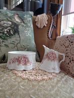 Antieke Roomkan met een Suikerbakje ** Mimosa **, Antiek en Kunst, Ophalen of Verzenden