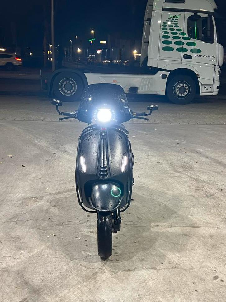 Vespa Sprint E4 V3 - Ackrapofice Uitlaat, Fietsen en Brommers, Brommeronderdelen | Snorfietsen, Gebruikt, Vespa, Uitlaat, Ophalen