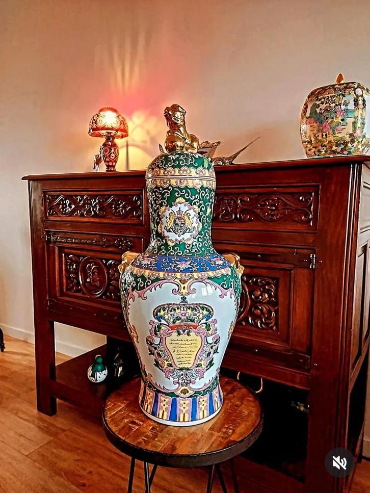 Perziche antiek vaas, Antiek en Kunst, Antiek | Vazen, Ophalen