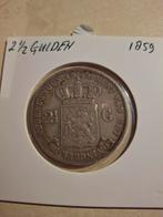 Zilveren Rijksdaalder 1859 - Willem III, Ophalen of Verzenden