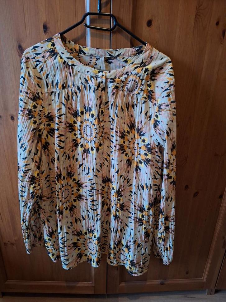 Soyaconcept XL blouse nieuwstaat warme tinten, Kleding | Dames, Blouses en Tunieken, Zo goed als nieuw, Maat 42/44 (L), Overige kleuren