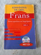 Frans leren spreken en begrijpen deel 2. Met CD., Ophalen of Verzenden, Gelezen