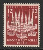 Duitsland 1943 862  Hanzestad Lübeck, Postfris, Postzegels en Munten, Postzegels | Europa | Duitsland, Overige periodes, Verzenden