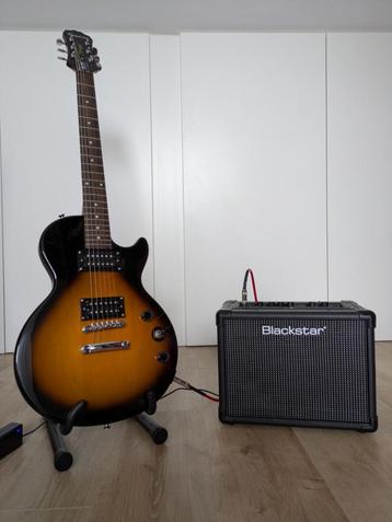 Epiphone Les Paul Special-II gitaar + Blackstar versterker beschikbaar voor biedingen