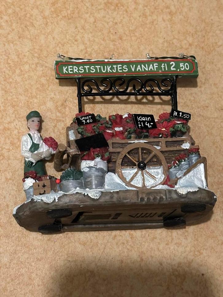 Kerststukjes Marktkraam - Typisch Hollands!, Tuin en Terras, Tuinbeelden, Zo goed als nieuw, Overige typen, Overige materialen
