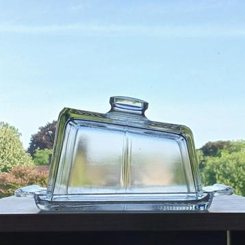 Kaasstolp Luxval Persglas Art Deco beschikbaar voor biedingen