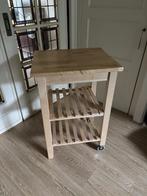 Keuken Roltafel BEKVÄM, Huis en Inrichting, Keuken | Keukenelementen, Ophalen, Bruin, 50 tot 100 cm, Zo goed als nieuw
