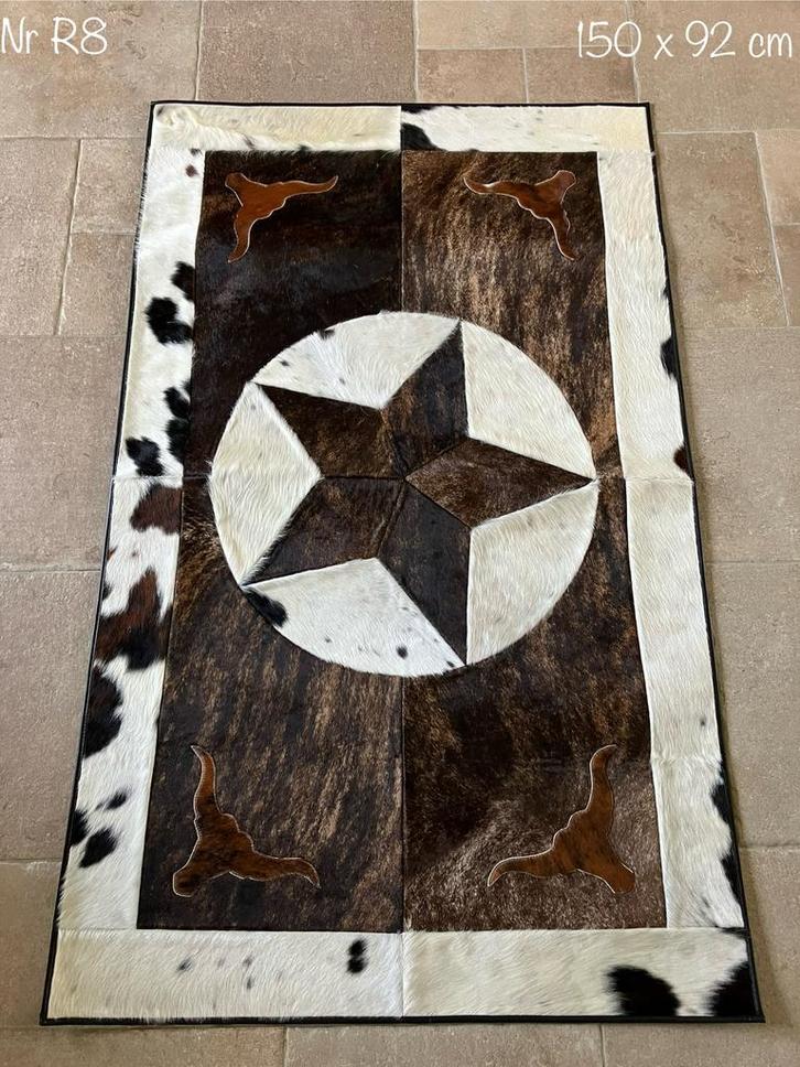 Koeienhuid vloerkleden, Huis en Inrichting, Stoffering | Tapijten en Kleden, Nieuw, 100 tot 150 cm, 100 tot 150 cm, Rechthoekig