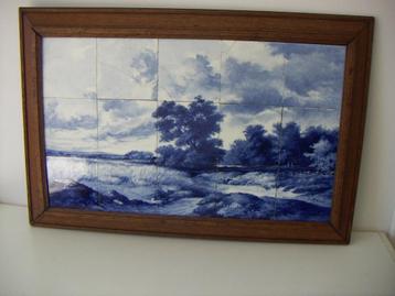 Delfts Blauw tegels n. R. Haanen jr.1896. Porceleyne Fles. beschikbaar voor biedingen