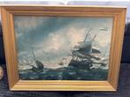 Schilderij schepen, Ophalen of Verzenden