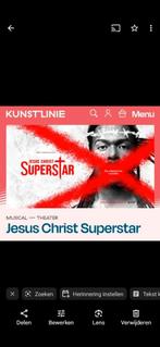 Musical tickets gevraagd Jesus Christ Superstar, Tickets en Kaartjes, Evenementen en Festivals, Twee personen