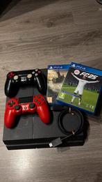Ps4 incl 2 controllers, 2 spellen, Spelcomputers en Games, Spelcomputers | Sony PlayStation 4, Ophalen, Met 2 controllers, Zo goed als nieuw