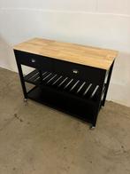 Te koop verrijdbaar dressoir servies bestek kastje horeca, Ophalen, Zo goed als nieuw, 25 tot 50 cm