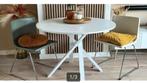 IKEA Bernhard eetkamerstoelen HR-koudschuim lederen zitting, Huis en Inrichting, Stoelen, Ophalen, Twee, Wit, Nieuw