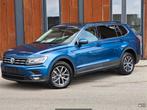 Volkswagen Tiguan Allspace 2.0 2019 Blauw 7-zits Pano dak, Te koop, Geïmporteerd, Benzine, Emergency brake assist