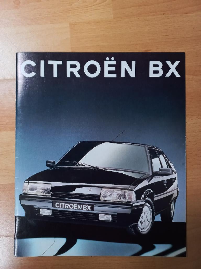 Folder Citroen BX, Ophalen of Verzenden, Zo goed als nieuw, Citroën