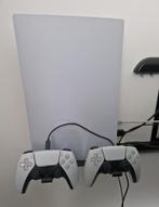 PlayStation 5 digital edition + 2 controlers, Ophalen of Verzenden, Zo goed als nieuw