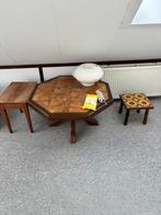Gratis 8 hoek tafel, Huis en Inrichting, Tafels | Eettafels, Ophalen of Verzenden, Gebruikt, Rechthoekig, 50 tot 100 cm