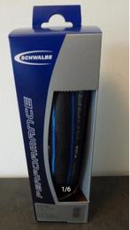 schwalbe durano buitenband zwart/blauw 700x23c, Band, Schwalbe, Racefiets, Nieuw