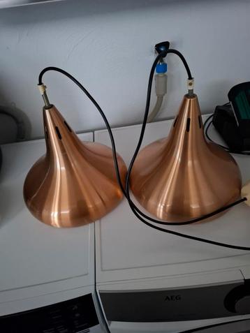 Biljartlampen roodkoper verschillende aanwezig. beschikbaar voor biedingen