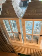 2 Wiit lantaarns, Huis en Inrichting, Ophalen, Wit, Zo goed als nieuw, 75 cm of meer