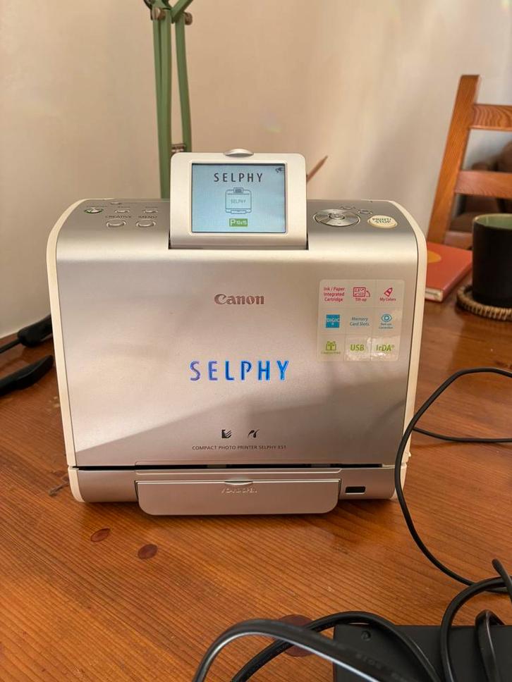 Canon Selphy ES1 foto printer, Computers en Software, Printers, Gebruikt, Fotoprinter, Kleur printen, Ophalen of Verzenden