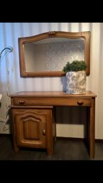 Kaptafel met spiegel, Huis en Inrichting, Tafels | Kaptafels, Ophalen, Gebruikt, 50 tot 100 cm, Minder dan 100 cm