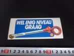 sticker shell olie peilstok - wel enig niveau graag *, Verzamelen, Ophalen, Zo goed als nieuw