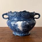 Antieke Flamand Villeroy & Boch bloempot blauw wit, Antiek en Kunst, Antiek | Keramiek en Aardewerk, Ophalen