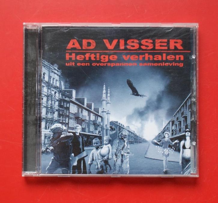 Ad Visser Heftige verhalen uit een overspannen samenleving, Cd's en Dvd's, Cd's | Humor en Cabaret, Gebruikt, Ophalen of Verzenden