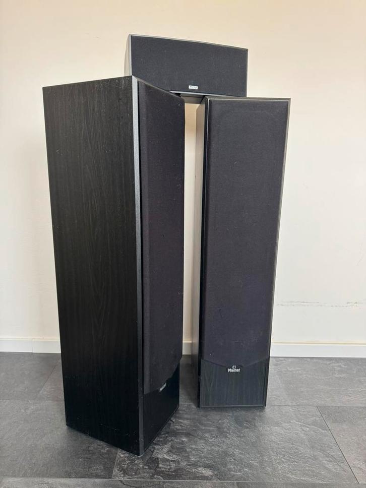 2x Magnat Concept 1000 + Magnat Integra, Audio, Tv en Foto, Luidsprekers, Gebruikt, Front, Rear of Stereo speakers, 120 watt of meer