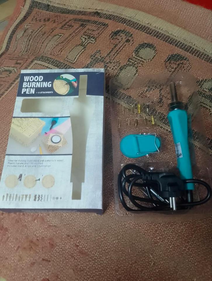 Houtbrandpen set - Nieuw!, Hobby en Vrije tijd, Knutselen, Nieuw, Gereedschap of Toebehoren, Ophalen of Verzenden
