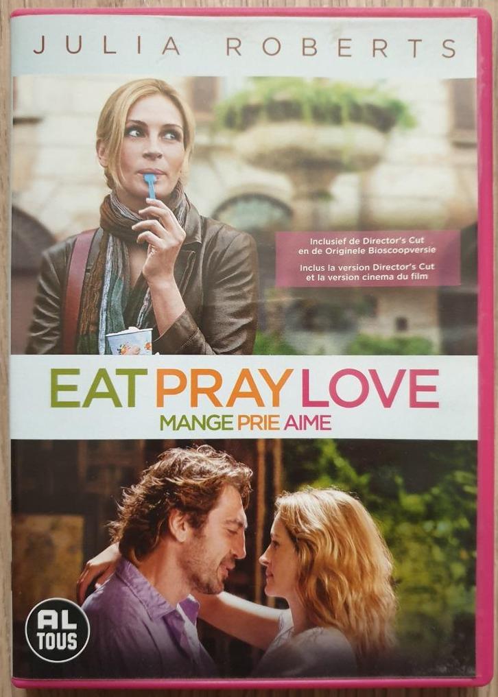 DVD met film Eat Pray Love (2010), Cd's en Dvd's, Dvd's | Drama, Zo goed als nieuw, Drama, Alle leeftijden, Ophalen of Verzenden