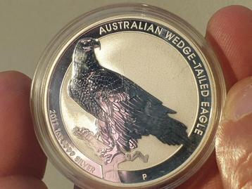 Wedge Tailed Eagle 2017, 1 oz .9999 zilver (3-1) beschikbaar voor biedingen