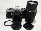Pentax ME, Pentax-M 2.0/50mm, Pentax-M zoom 75-150mm, Ophalen of Verzenden, Zo goed als nieuw, Spiegelreflex, Pentax
