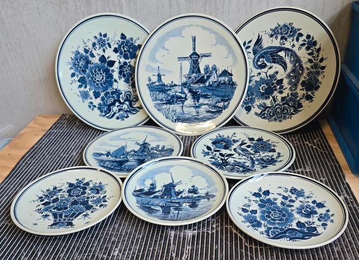 Delfts Blauw Wandborden Collectie, Antiek en Kunst, Antiek | Wandborden en Tegels, Ophalen of Verzenden