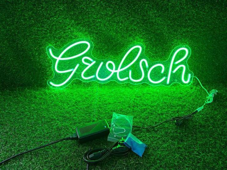 Grolsch verlichting, Verzamelen, Biermerken, Zo goed als nieuw, Reclamebord, Plaat of Schild, Grolsch, Ophalen