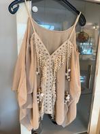 Beige Tuniek met Details - Maat 52 Chic me, Ophalen of Verzenden, Zo goed als nieuw, Chic me, Blouse of Tuniek