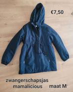 Mamalicious Zwangerschapsjas Donkerblauw Maat M, Maat 38/40 (M), Blauw, Mamalicious, Ophalen of Verzenden